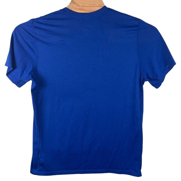 Nike Dri-Fit Crewneck Short Sleeve Tee-Shirt Pullover Royal Blue Mens Size Large - Picture 4 of 8